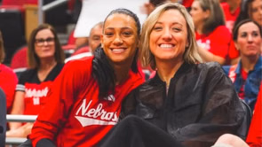 "Weird to be playing against your coach"- Harper Murray gets honest on facing Jordan Larson in Nebraska Volleyball's alumni match