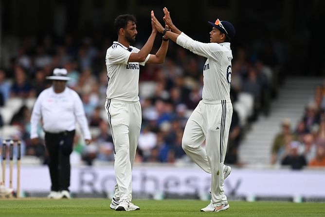 Prasidh Krishna sends Jamie Smith and Jamie Overton packing in last over before tea on Day 2 of ENG vs IND 2025 5th Test [Watch]