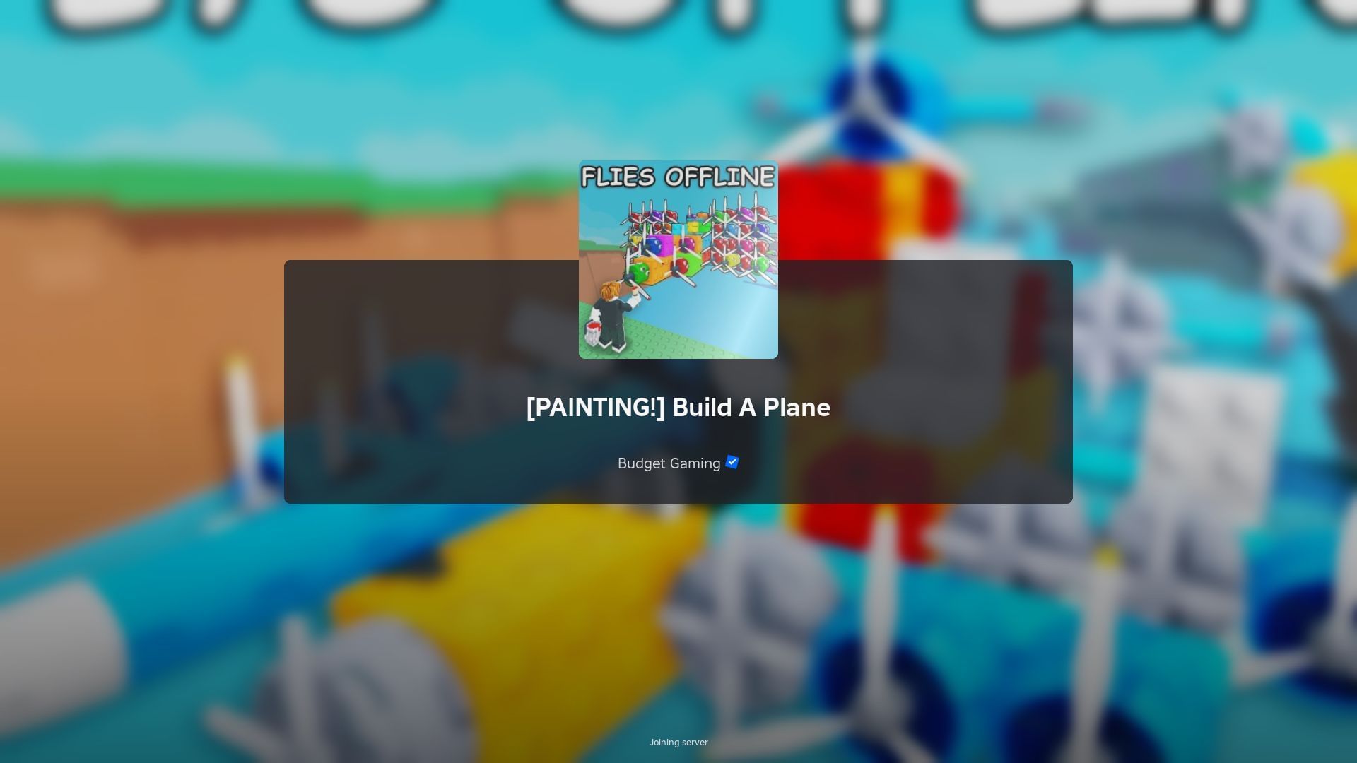 Roblox Build a Plane