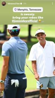 Screenshot of Min Woo Lee's Instagram story | Source: via @minwoo27lee on Instagram