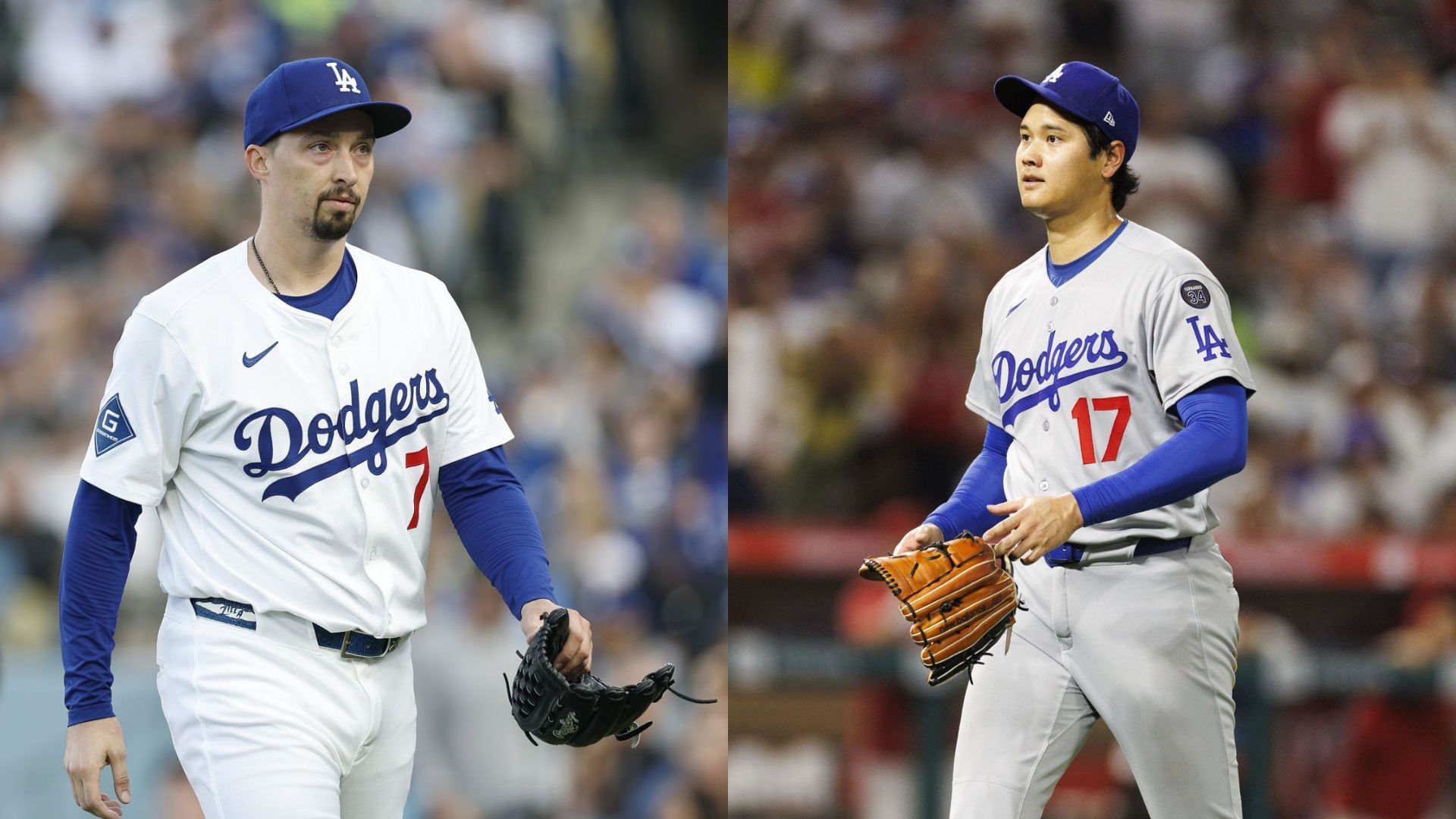 Blake Snell and Shohei Ohtani are part of the Dodgers starting rotation (Source: Getty Images)