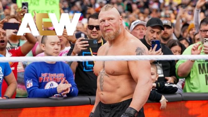 Only One Man Can Retire WWE Icon Brock Lesnar, But He Is In AEW!
