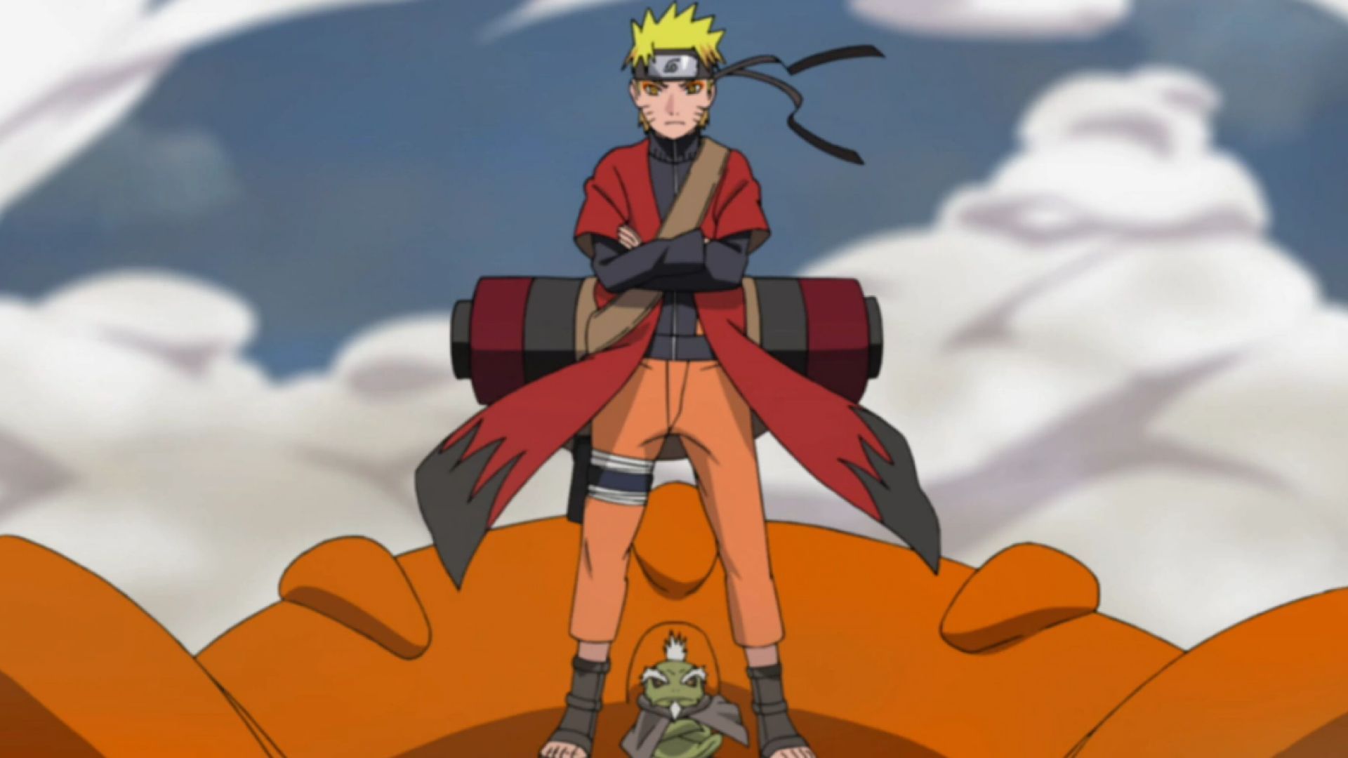 Naruto returning from Mount Myoboku (Image via Studio Pierrot)