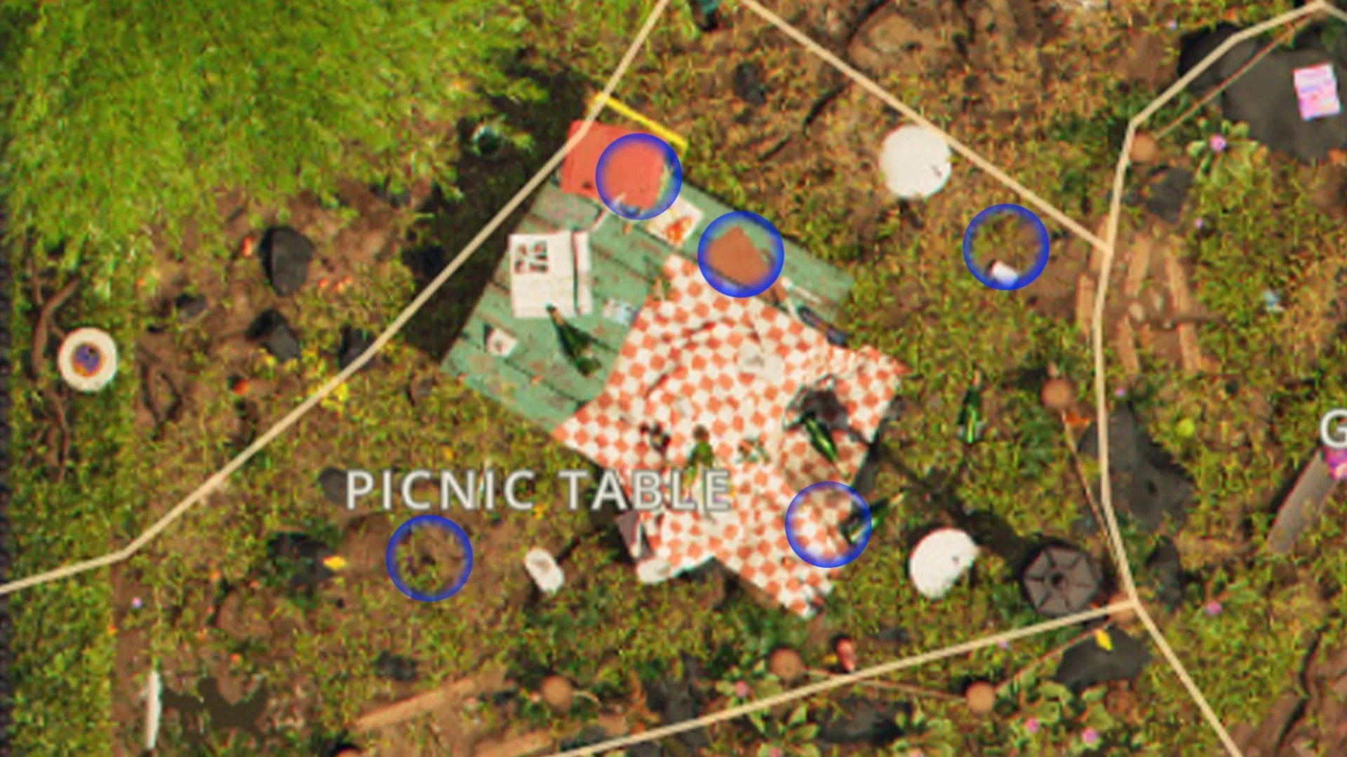 The Picnic Table area contains five Milk Molars in total (Image via Obsidian Entertainment)