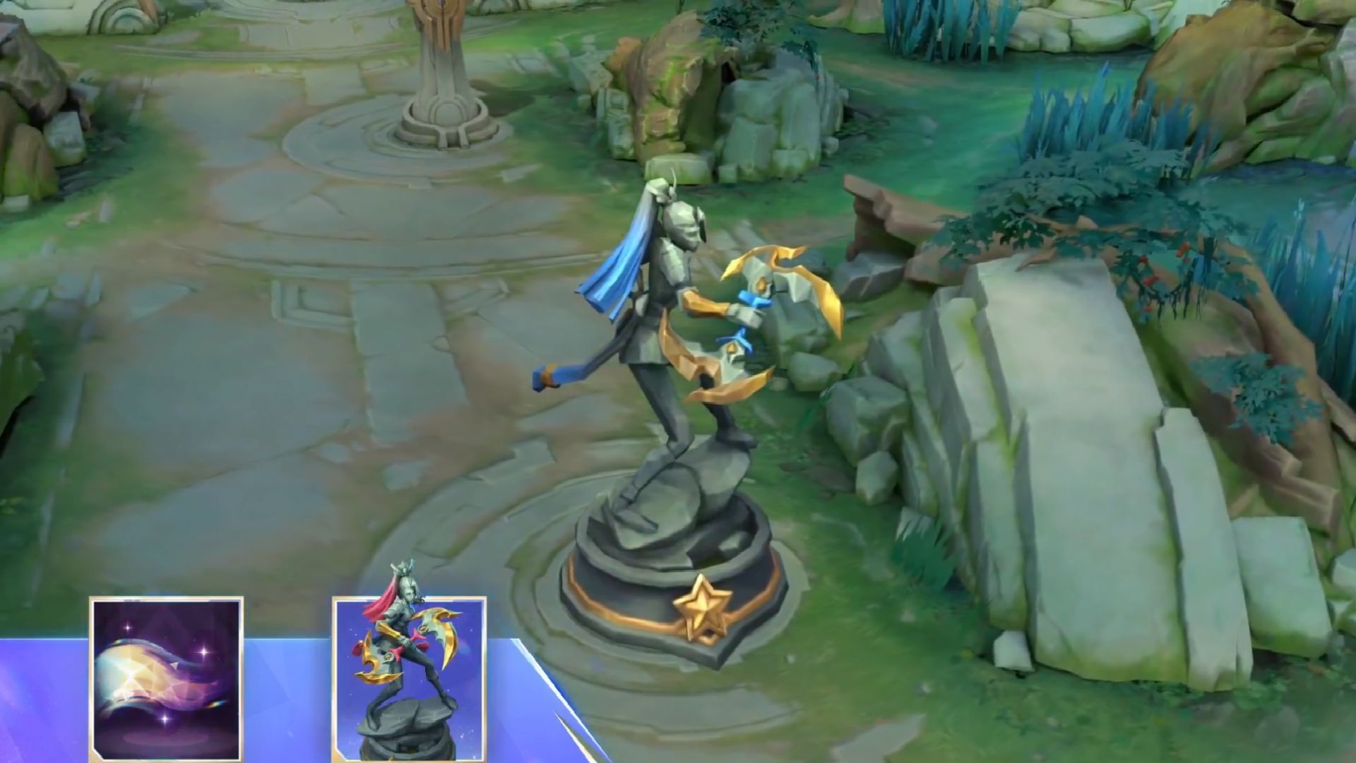 Hanabi Sacred Statue in MLBB (Image via Moonton Games)
