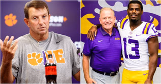 "Dabo Swinney is a rat": LSU fans accuse Clemson HC of "snitching" after A.J. Haulcy gets suspended for first half in season opener