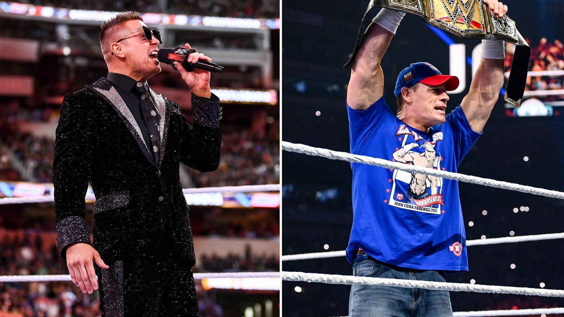 The Miz (left) and John Cena (Pictures Courtesy: WWE.com)