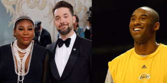 Serena Williams' husband & father-of-2 Alexis Ohanian proudly shows off Kobe Bryant-inspired Nike sneakers gift he got