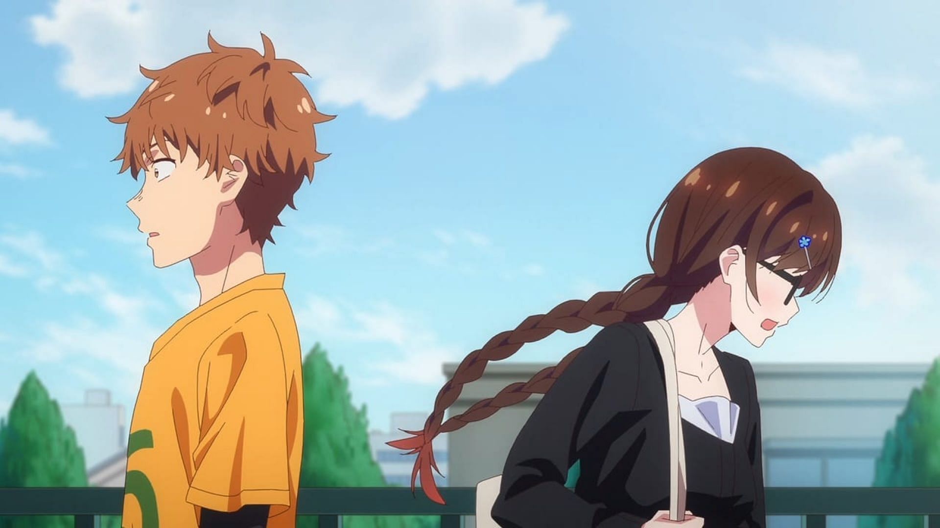 Kazuya and Chizuru in the episode (Image via TMS Entertainment)