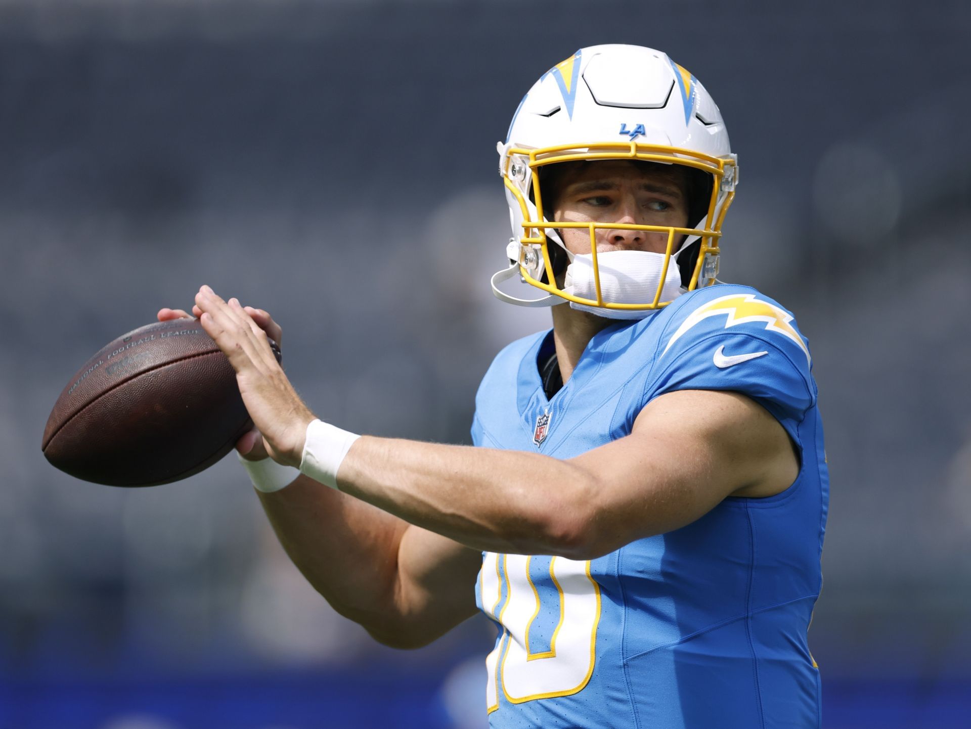 Los Angeles Chargers QB Justin Herbert - Source: Getty
