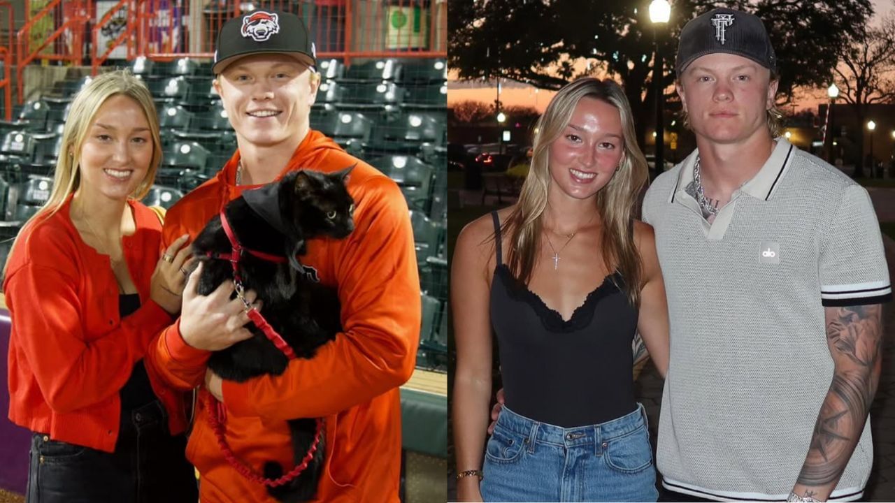 Max Clark with his fiancee, Kayli Farmer (Images from - Instagram.com/@kaylifarmer_)