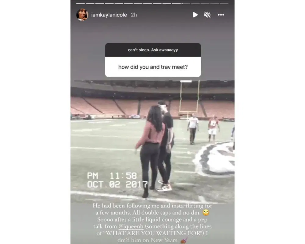Taylor Swift seemingly takes shots at Kayla Nicole while gushing over Travis Kelce&#039;s romantic gesture of trying to give her bracelets [IG/@iamkaylanicole]