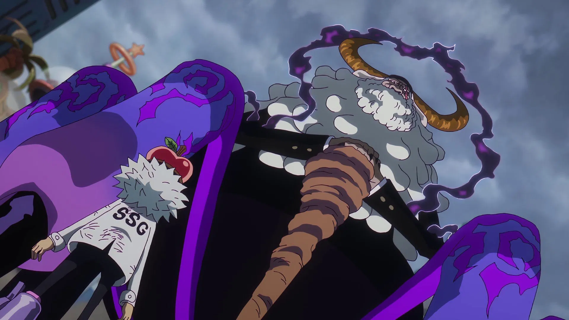 Vegapunk and Saint Saturn (Image via Toei Animation)