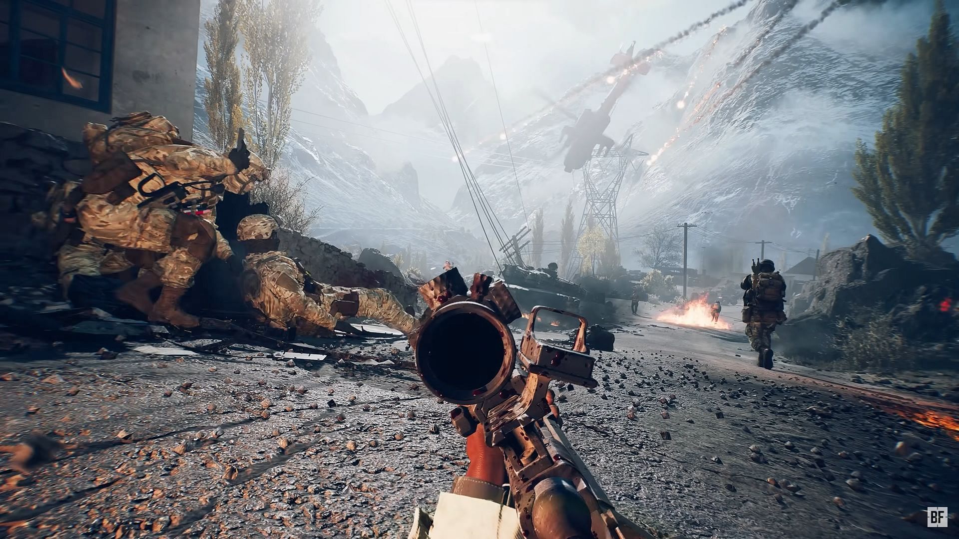 Gameplay glimpse from Battlefield 6 multiplayer trailer (Image via Electronic Arts)