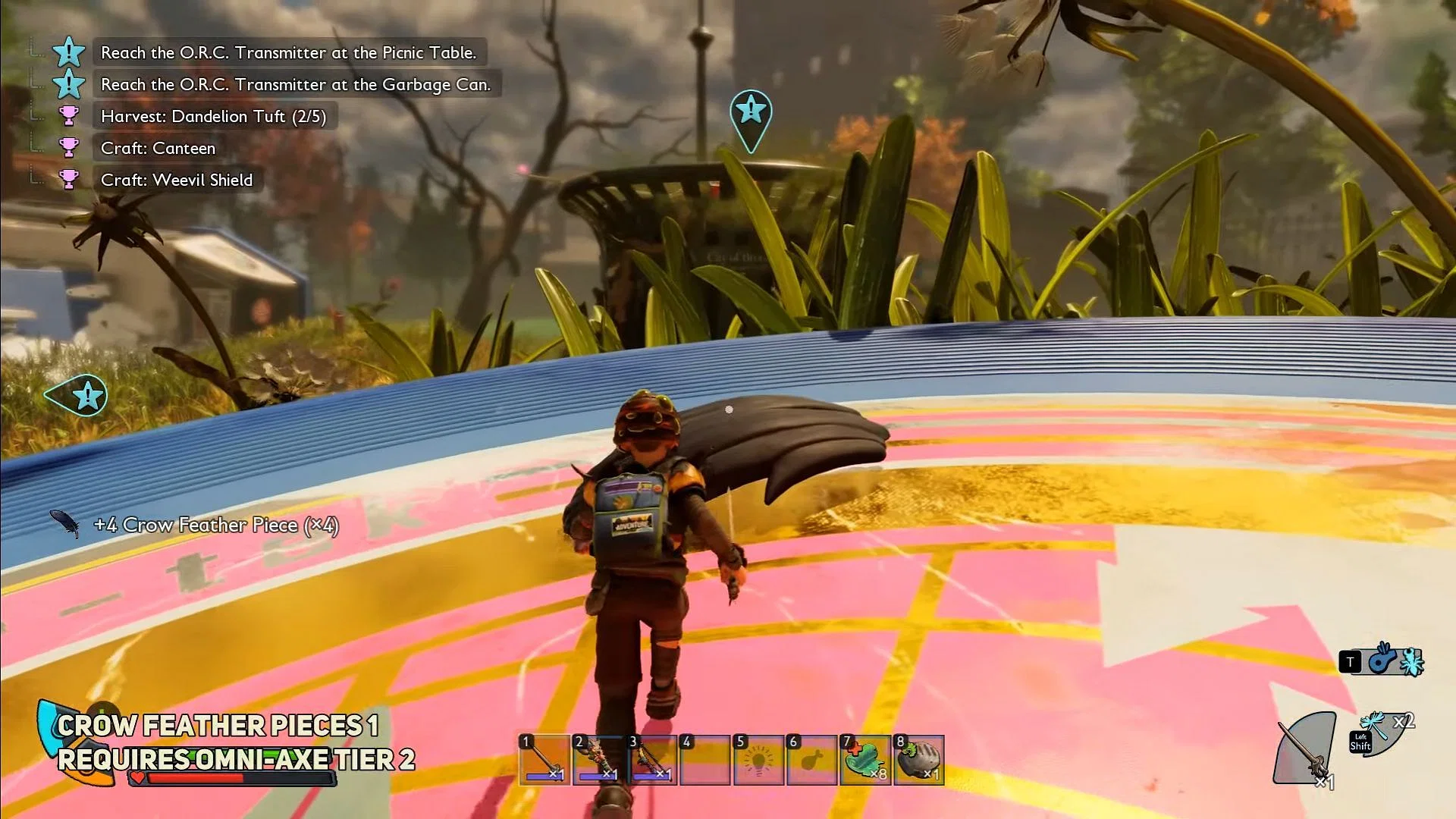 Collecting the Crow Feather Pieces (Image via Xbox Game Studios || YouTube/@WoWQuest)