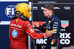 Helmut Marko likens Lewis Hamilton to Max Verstappen's Red Bull teammate: "A handicap for Ferrari"