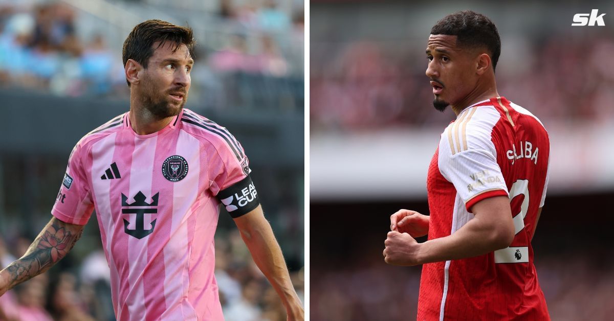 William Saliba names Lionel Messi and Samuel Eto