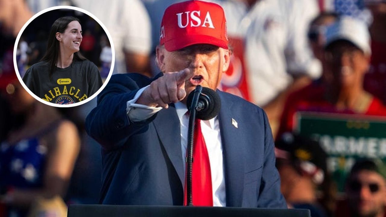 Stephen A. Smith says Donald Trump keeps up with the news surrounding Caitlin Clark and the WNBA (Image credit: Imagn)