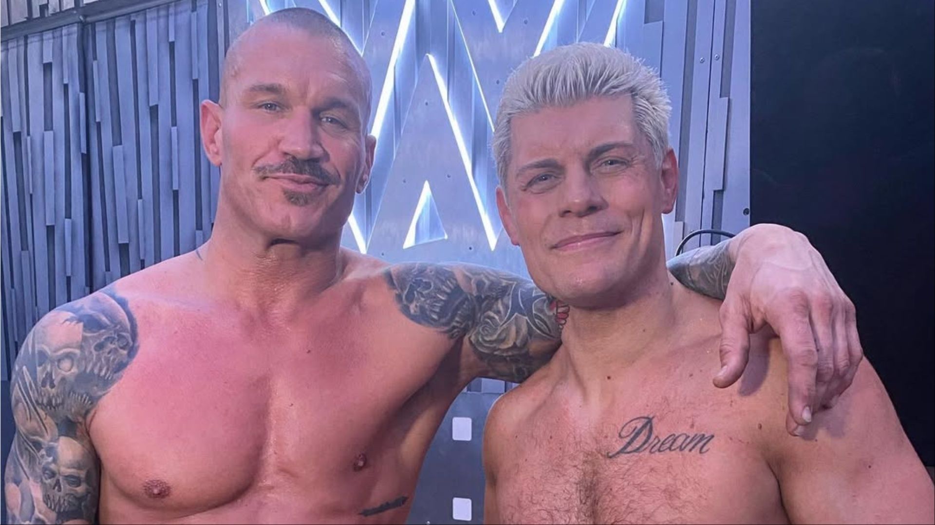 Randy Orton and Cody Rhodes. (Photo: @americannightmarecody on IG)