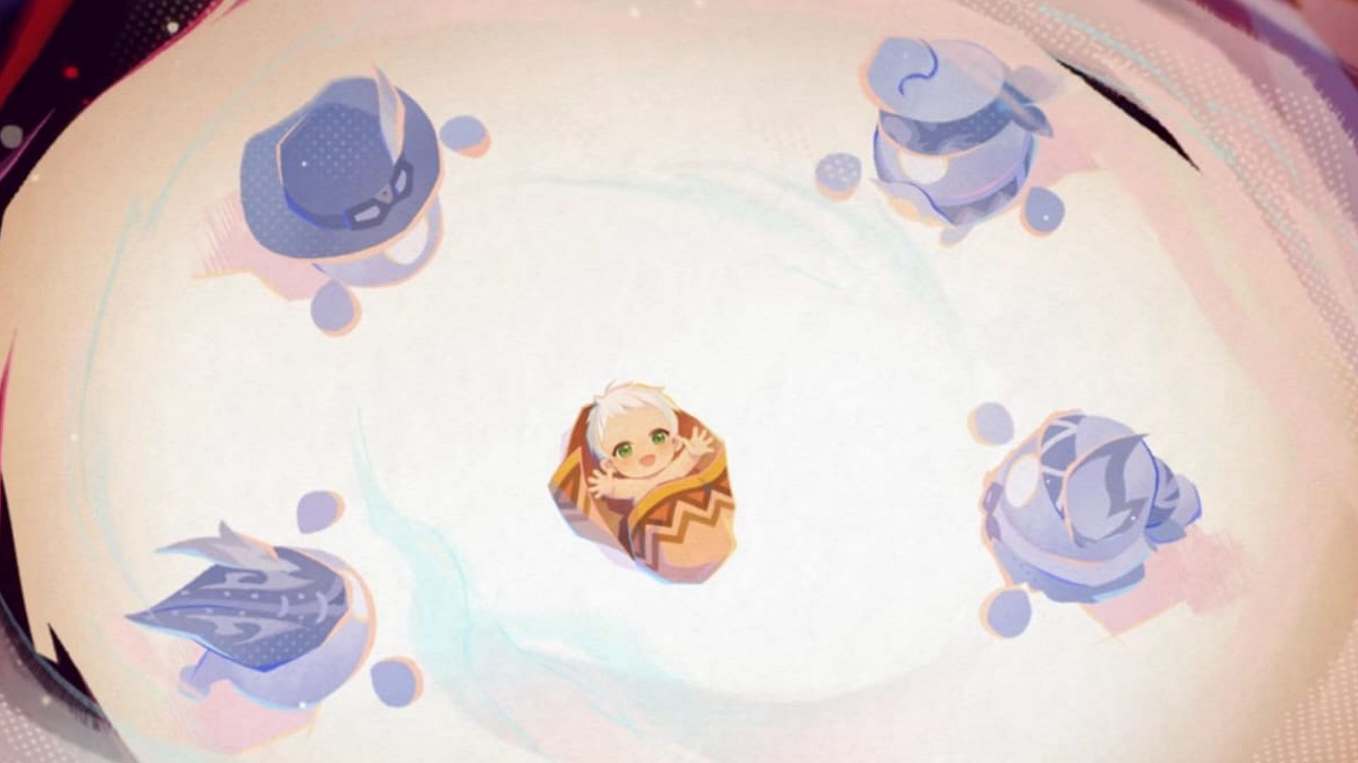 The members, including Bennett&#039;s parents, become Asha (Image via HoYoverse)