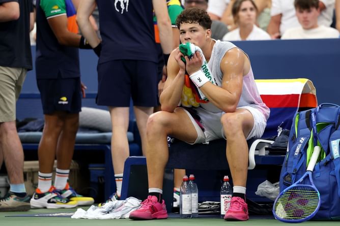 Ben Shelton press conference: Everything American said after worrying retirement at US Open, from addressing painful injury to focusing on 'blessings'