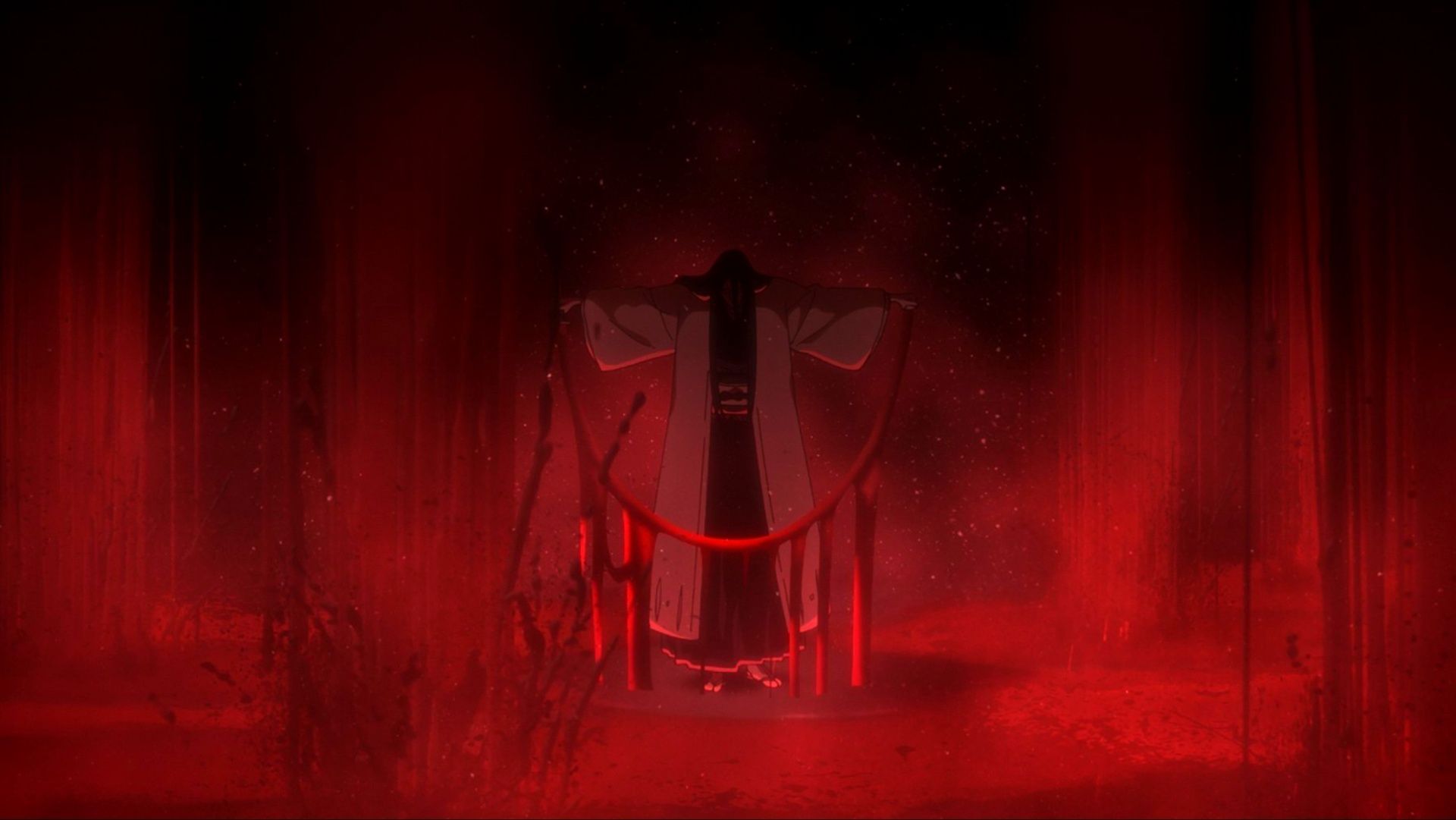 Unohana&#039;s Bankai as seen in the Bleach anime (Image via Studio Pierrot)