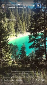 Carey Price's wife Angela Price Ig Story @ byangelaprice