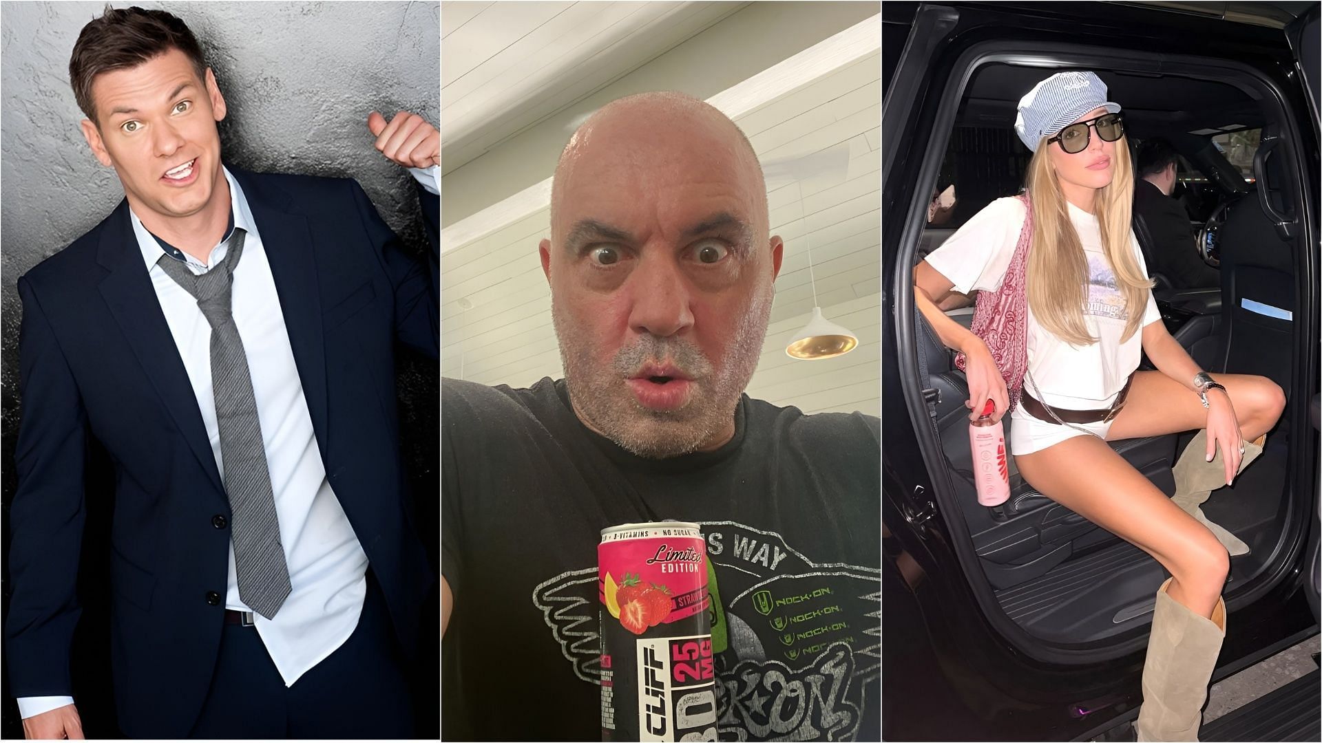 Theo Von, Alex Cooper, and Joe Rogan