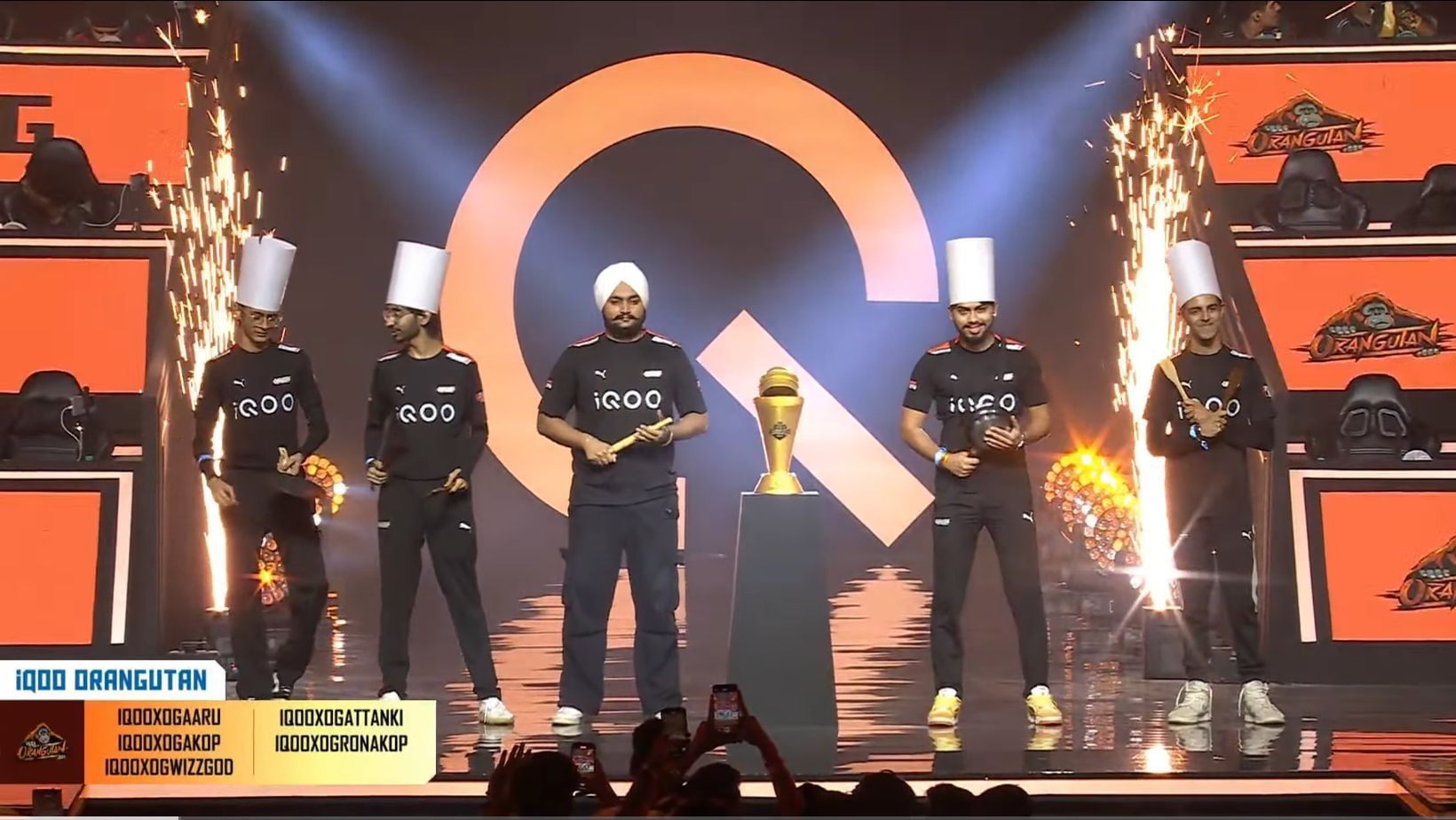Orangutan ranks first after six matches of Battlegrounds Series 2025 Finals (Imge via YouTube/iQOO Esports)