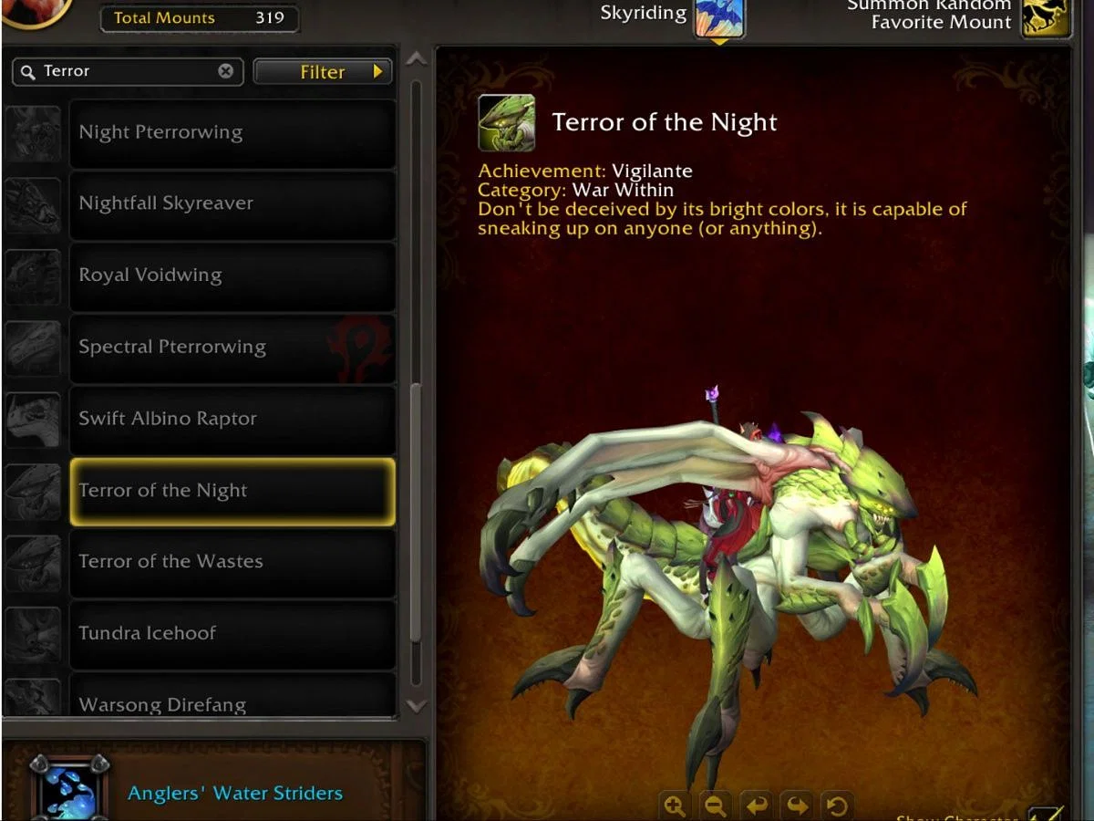 This is a mount I definitely want to add to my collection (Image via Blizzard Entertainment)