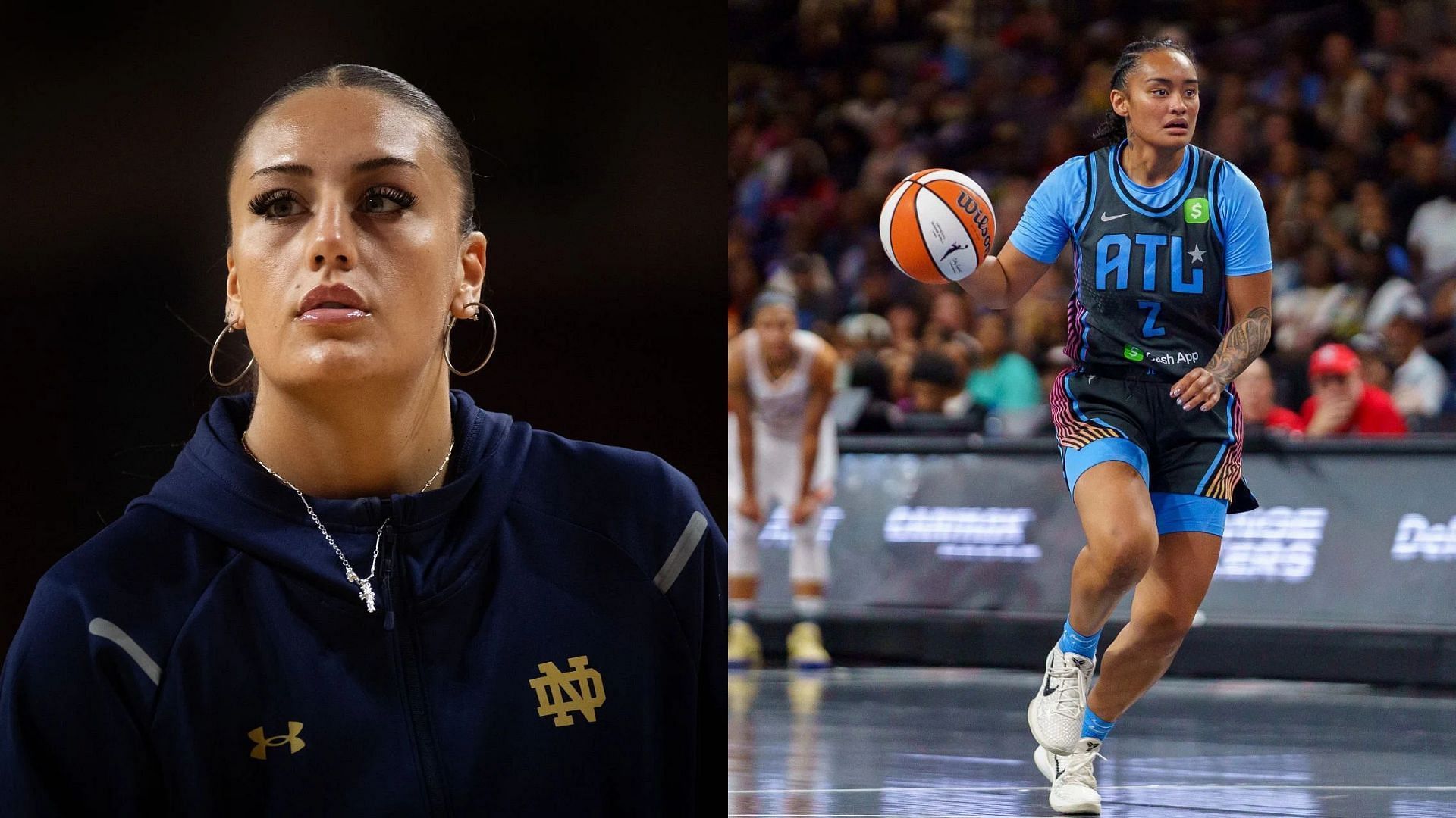 Kylee Watson and Te-Hina Paopao