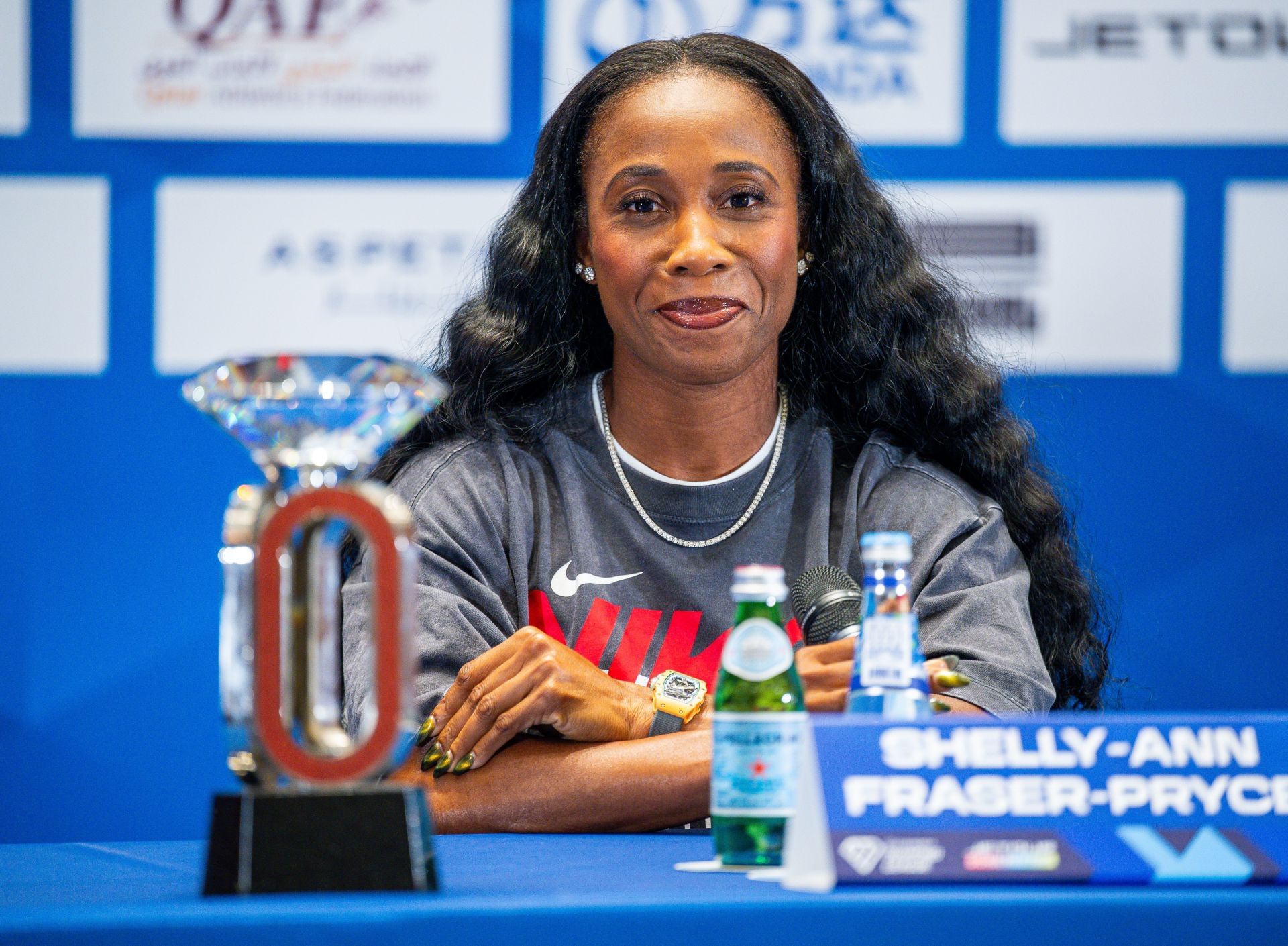 Shelly-Ann Fraser-Pryce pens an emotional message for Jamaica [Image Source : Getty]