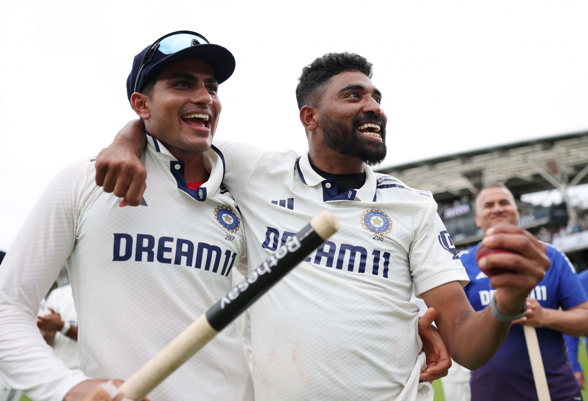 The Anderson-Tendulkar Trophy was Shubman Gill&#039;s (left) first series as India&#039;s Test captain. [P/C: Getty]
