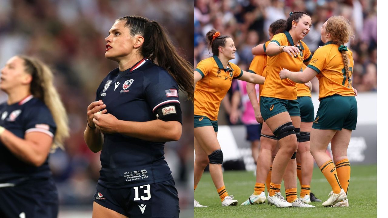 Ilona Maher and Team USA vs Australia at Women