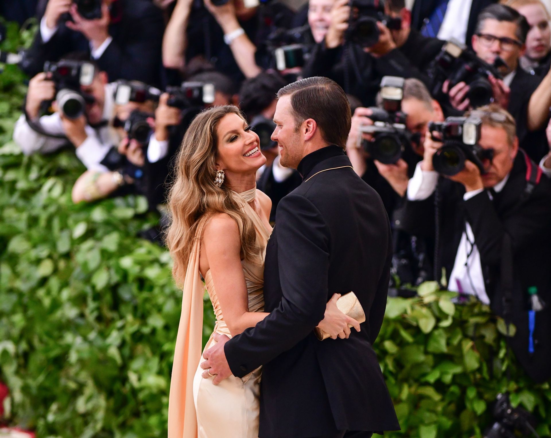 Tom Brady (L) with his ex-wife Gisele Bundchen - Source: Getty