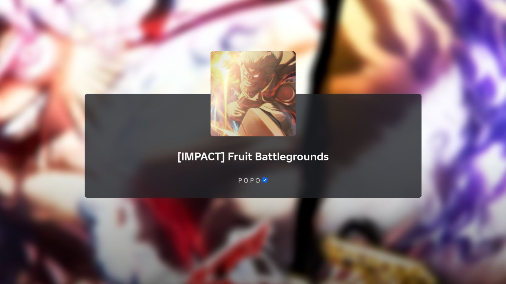 Fruit Battlehrounds is a RPG imitation of One Piece. (Image via Roblox)