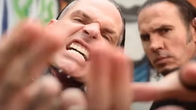 [Photo] The Hardy Boyz spotted with AEW star during WWE SummerSlam weekend