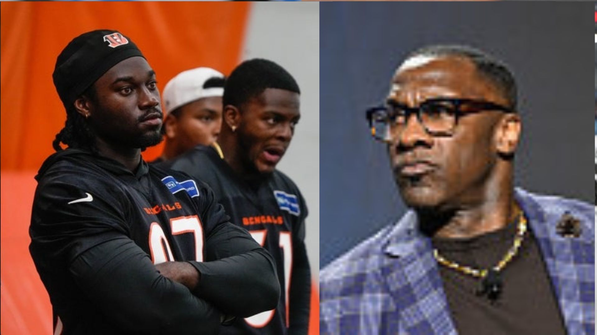 Shemar Stewart and Shannon Sharpe