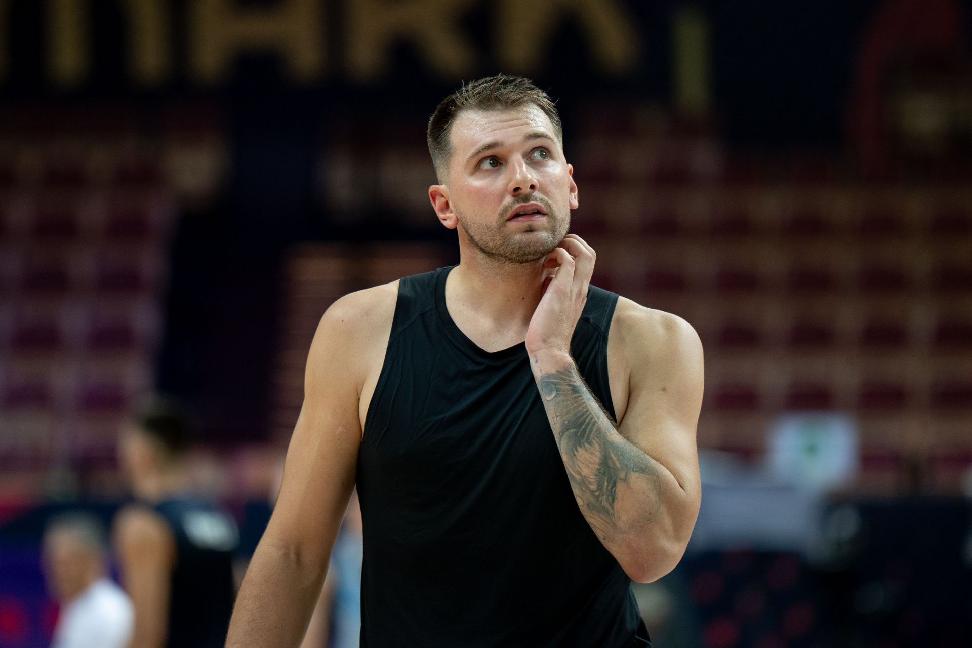 Luka Doncic Trains With Slovenia Basketball Team Ahead Of The FIBA EuroBasket 2025. - Source: Getty