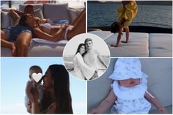 Kelly Piquet shares pictures from the summer break featuring Max Verstappen and daughter Lily