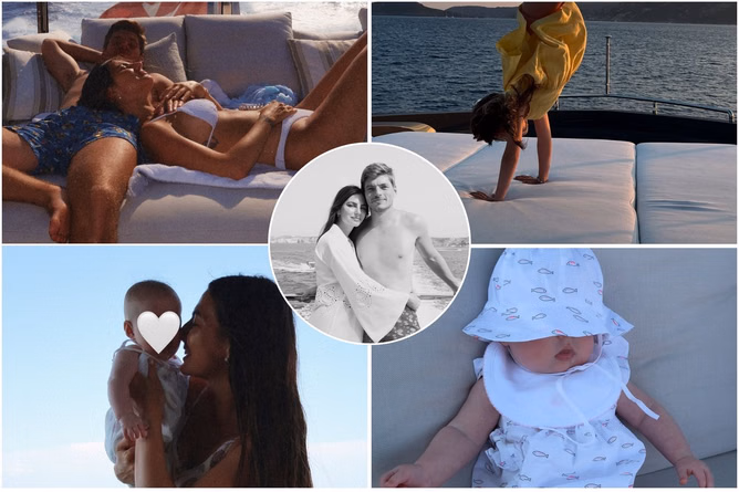 Kelly Piquet shares pictures from the summer break featuring Max Verstappen and daughter Lily