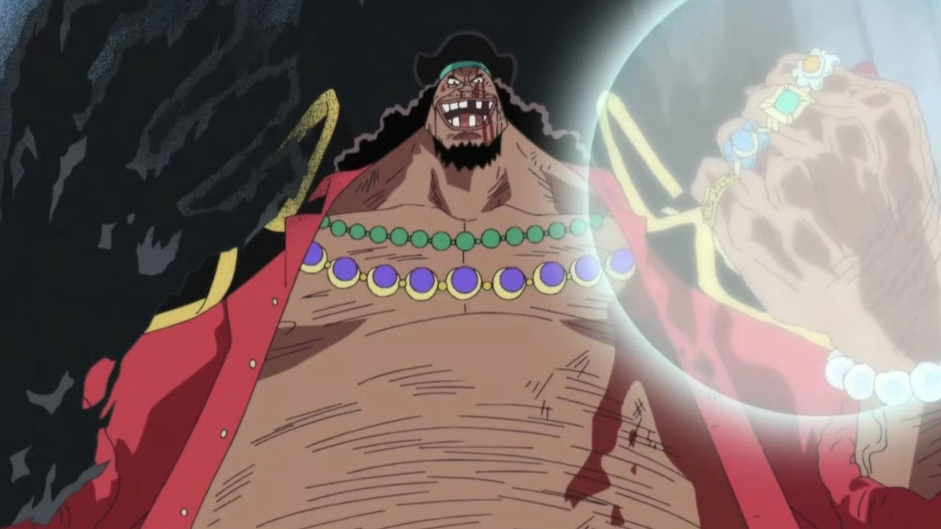 Blackbeard as seen in anime (Image via Toei Animation)