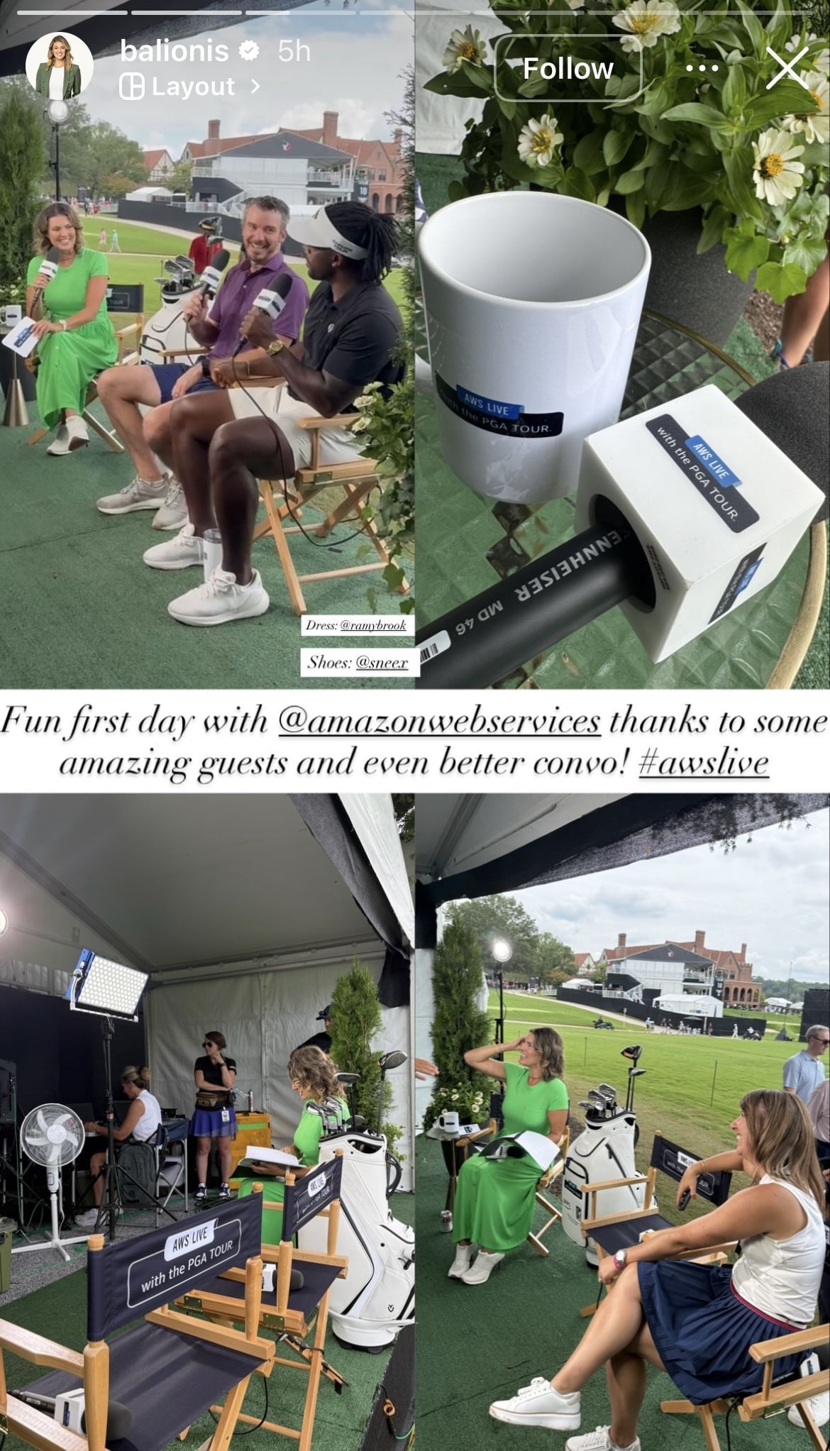 Still taken from Amanda Balionis&rsquo; Instagram Story _ Source: Instagrambalionis