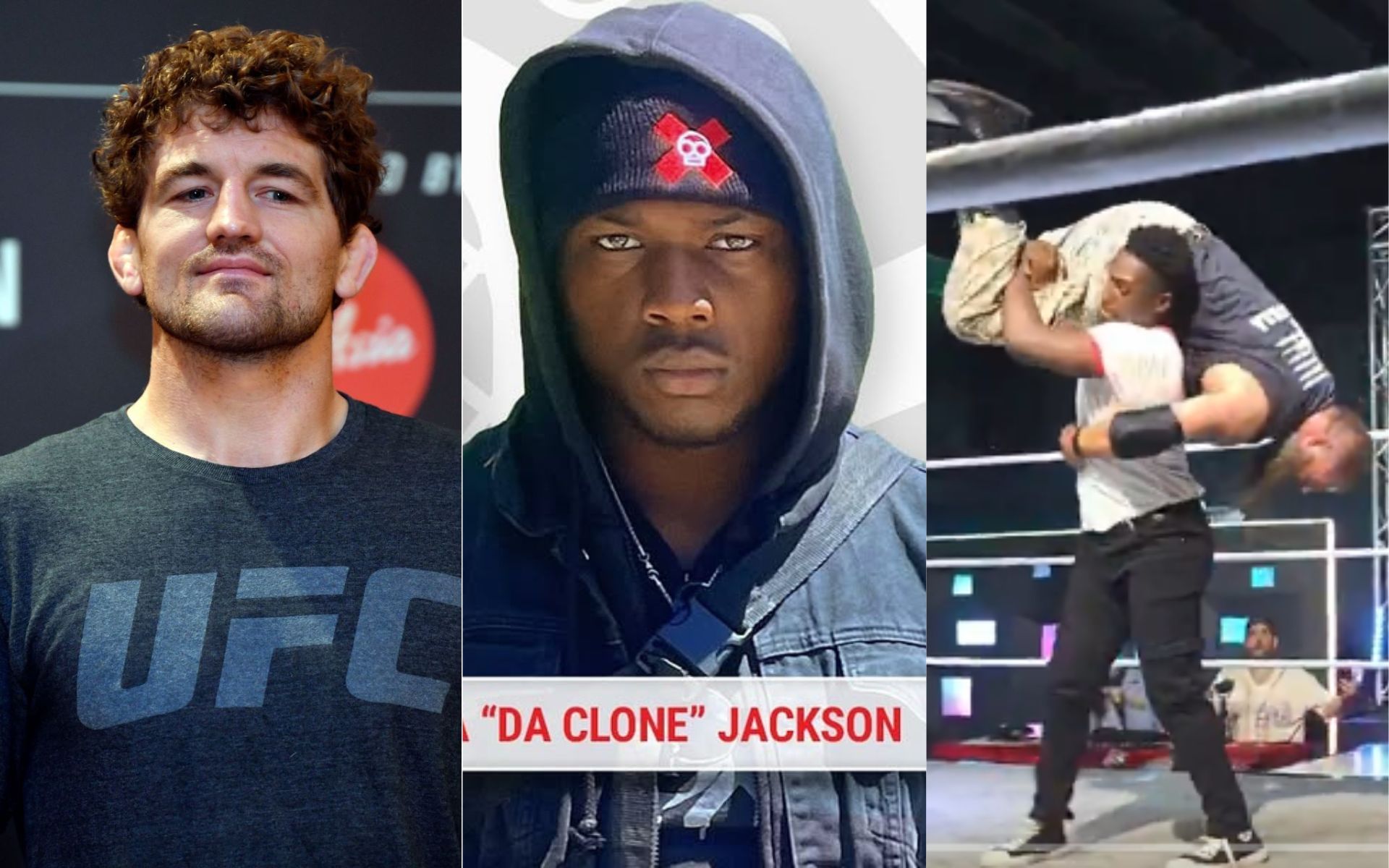 Ben Askren (left) weighed in on Raja Jackson