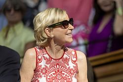 PICTURES: Chris Evert puts 'safety first' as she enjoys biking adventure with her niece during family outing to the beach