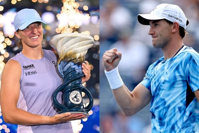 Iga Swiatek receives hopeful message from US Open mixed doubles partner Casper Ruud after her Cincinnati Open win