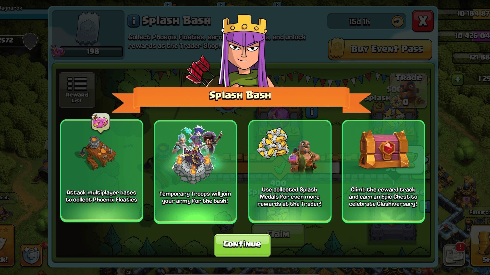 Splash Bash&#039;s description (Image via Supercell)