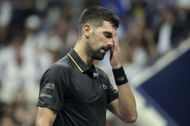 Novak Djokovic pictured at the 2025 US Open|Image Source: Getty