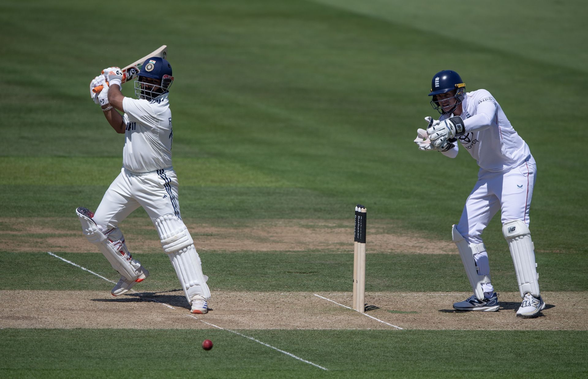 Rishabh Pant has scored 1035 runs at an average of 43.12 in 13 Tests in England. [P/C: Getty]