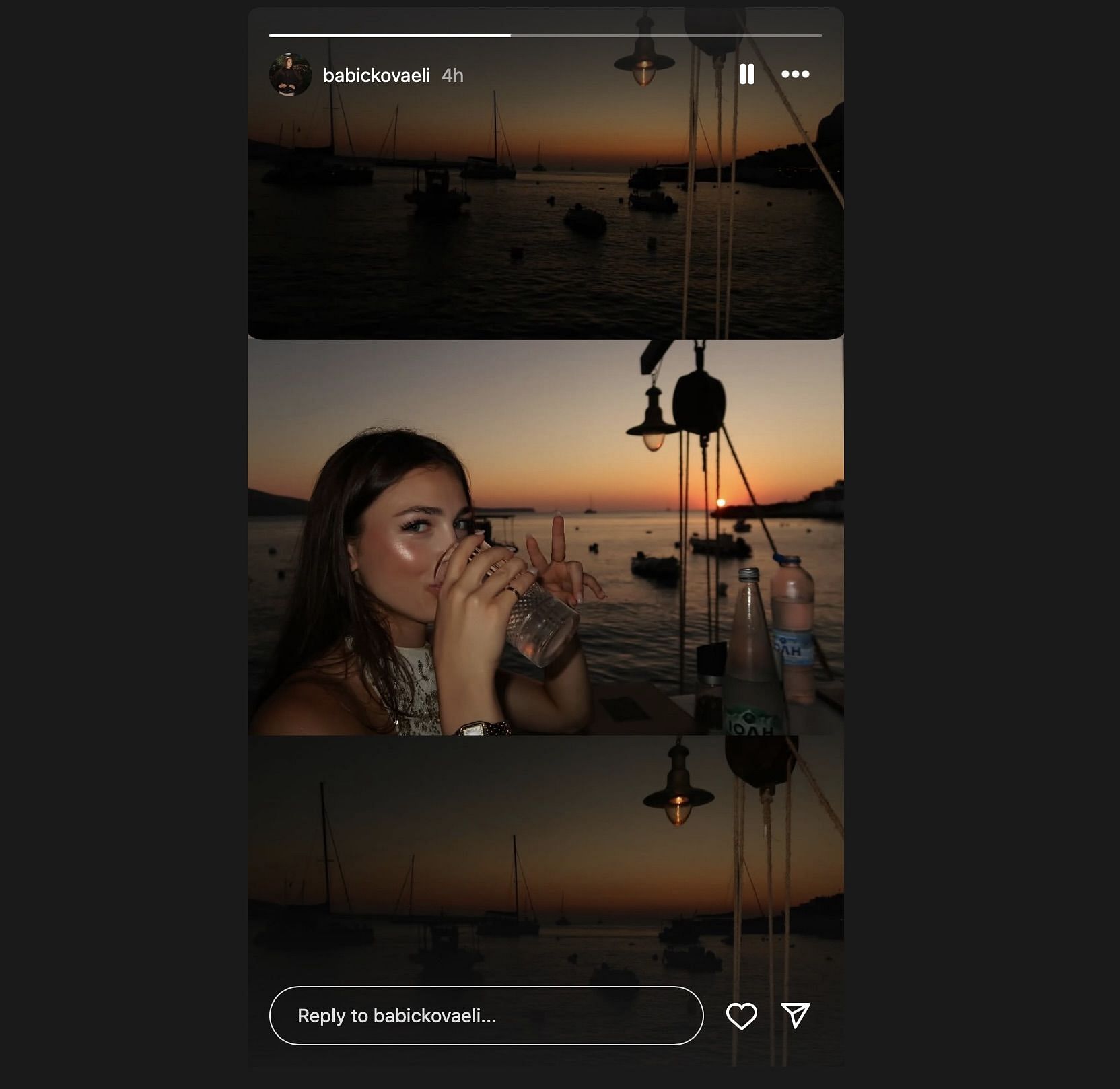 Screen grab from Eli Babickova&#039;s Instagram account [via Instagram/@babickovaeli] Eli Babickova